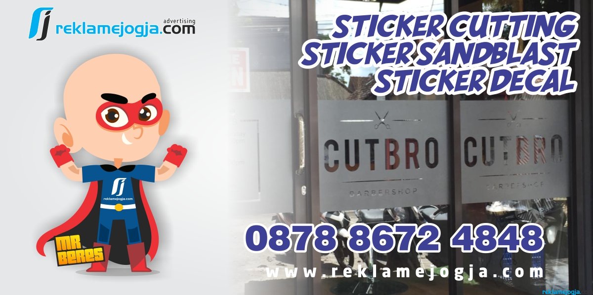 Harga Sticker Cutting Jogja  reklame jogja 