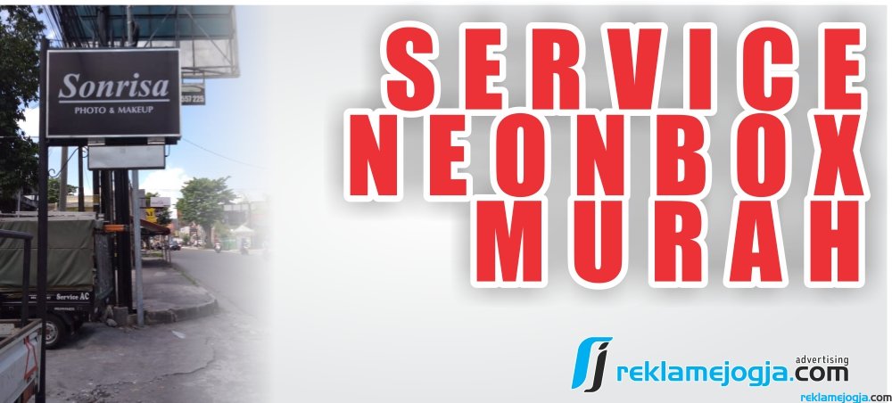 Service Neonbox Murah