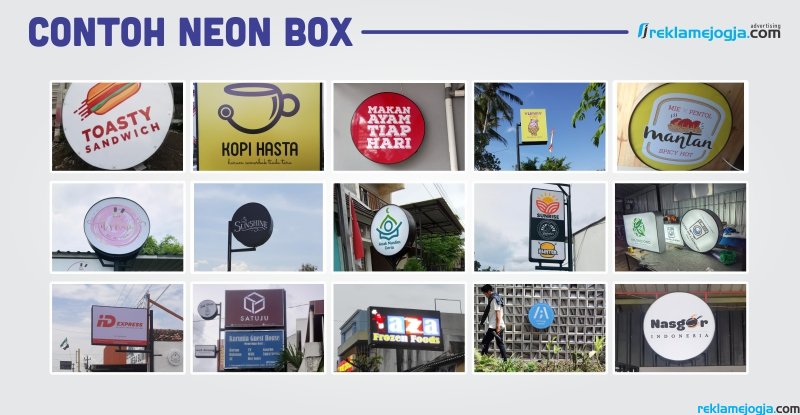 Contoh Neon Box untuk Inspirasi Bisnis