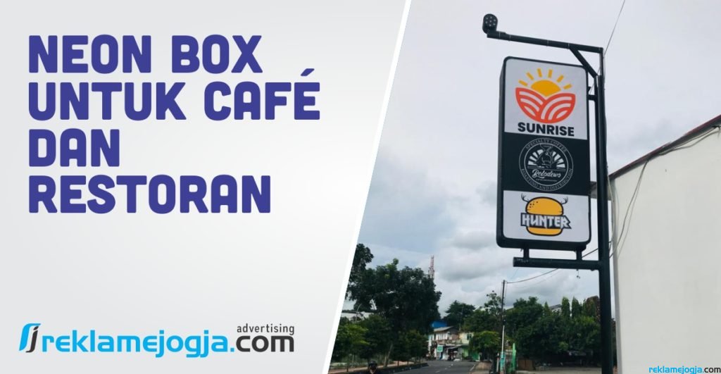 Neon Box untuk Cafe dan Restoran