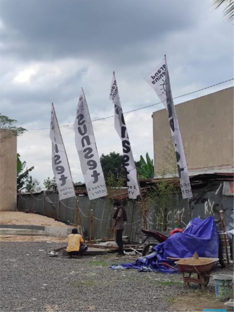 umbul umbul kain sablon jogja