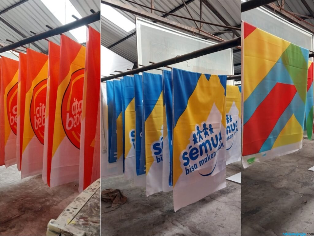 umbul umbul sablon kain