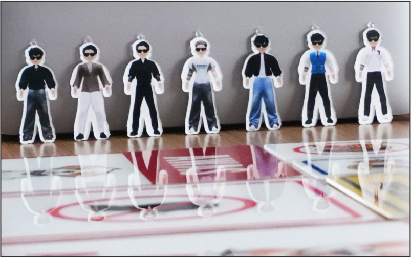 Gantungan kunci akrilik